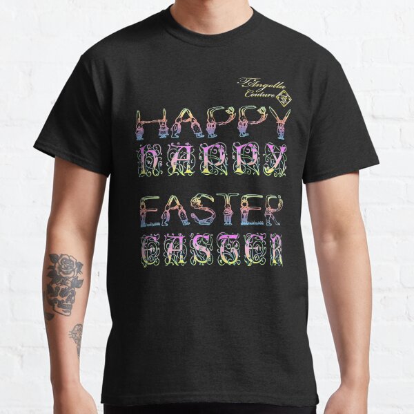 Artikel-Vorschau von Frohe Ostern in Kaninchen Buchstaben Bunny Egg Hunt Christian Religiöse Fastenzeit, designt und verkauft von TANGELLACOUTURE.