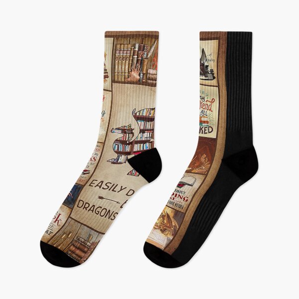 Item preview, Easily Distracted By Dragons And Books-gigapixel designed and sold by Fufufuru.