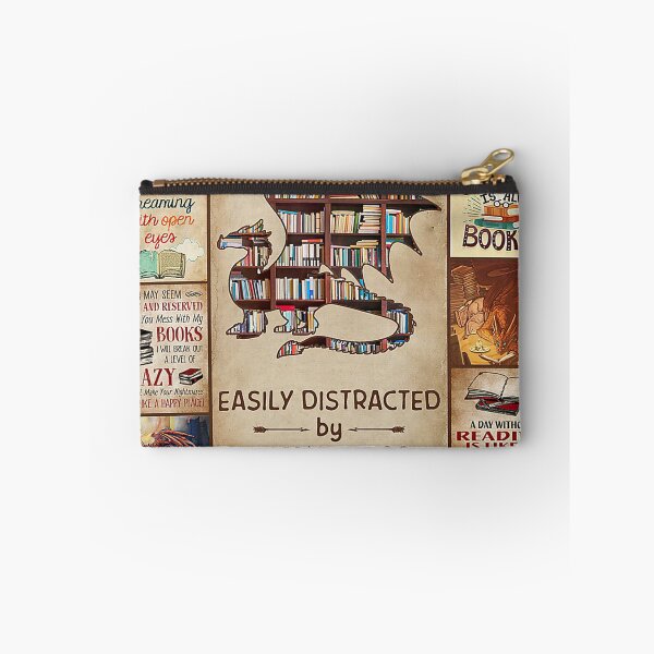 Item preview, Easily Distracted By Dragons And Books-gigapixel designed and sold by Fufufuru.