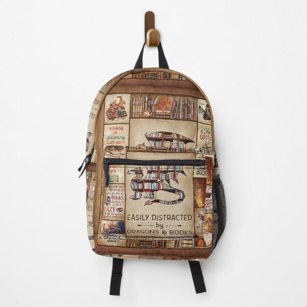 Item preview, Easily Distracted By Dragons And Books-gigapixel designed and sold by Fufufuru.
