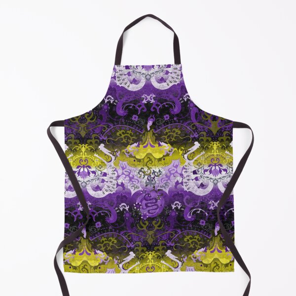 Item preview, Non-binary Dragon Damask -- NonBinary Pride Flag Colors designed and sold by ArgyleImp.