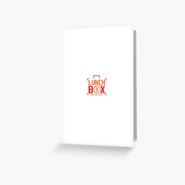 box lunch Greeting Card
