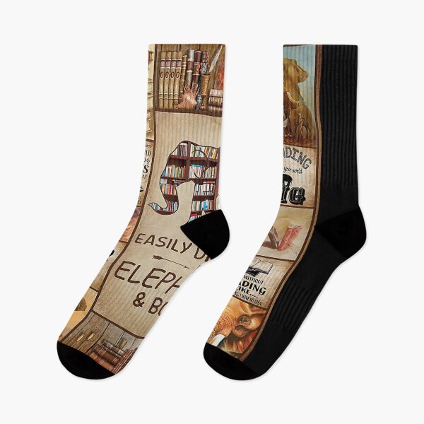 Item preview, Easily Distracted By Elephants And Books gigapixel designed and sold by Fufufuru.