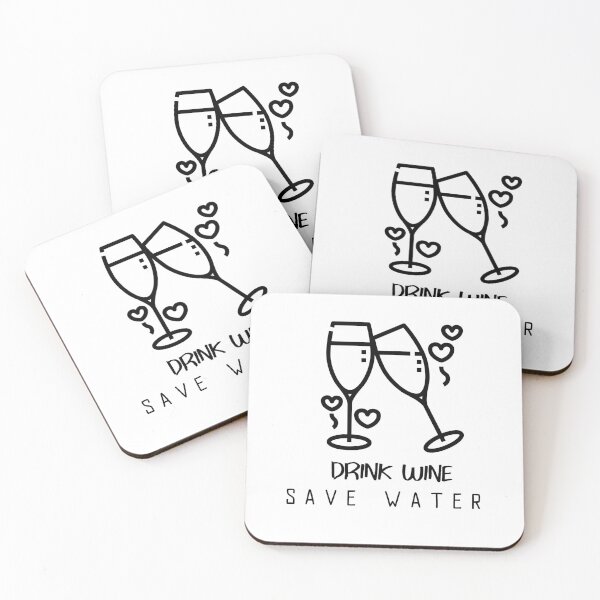Item preview, Drink Wine Save Water designed and sold by SerenaBliss.