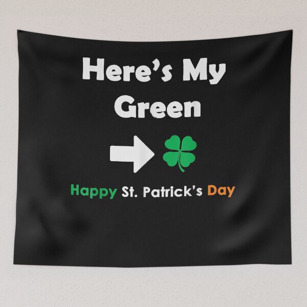 Item preview, Happy St. Patrick's Day Green T-Shirt designed and sold by Lukifo-Super.