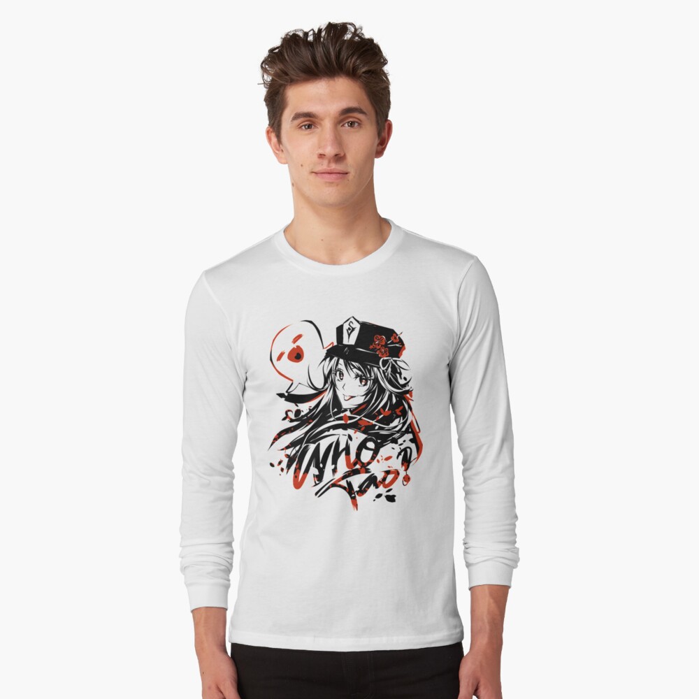 "Hu Tao Genshin Impact Who Tao" T-shirt by JayeBraden | Redbubble