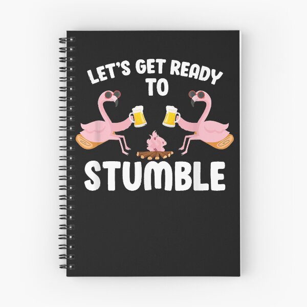 Item preview, Let's Get Ready To Stumble Camping Flamingo Beer Campfire T-Shirt designed and sold by Lukifo-Super.