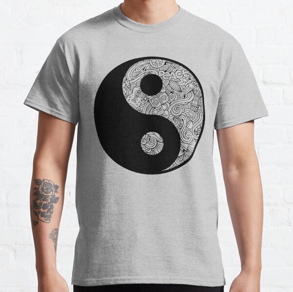 Yin Yang Peace Swirls Classic T-Shirt