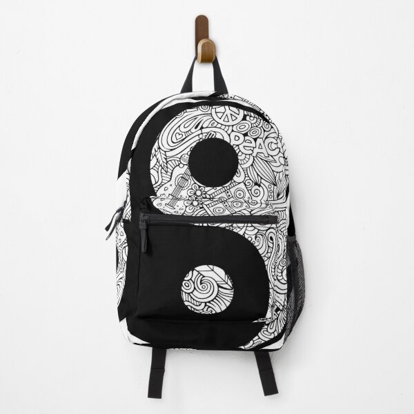 Yin Yang Peace Swirls Backpack