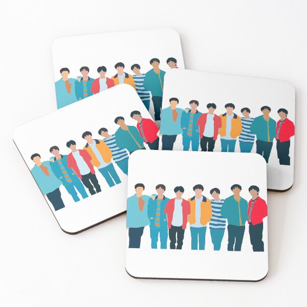 Item preview, Simple BTS Design designed and sold by KpopOD.