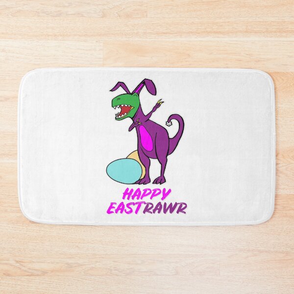 Item preview, Easter T Rex Dabbing Happy Eastrawr pink bunny suit designed and sold by friendly-fox.