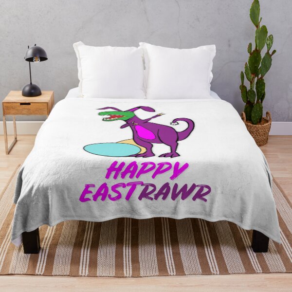 Item preview, Easter T Rex Dabbing Happy Eastrawr pink bunny suit designed and sold by friendly-fox.