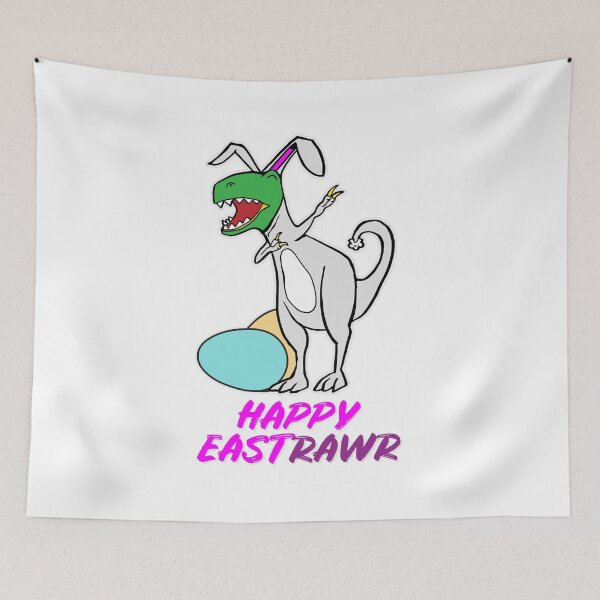 Item preview, Easter T Rex Dabbing Happy Eastrawr white bunny suit designed and sold by friendly-fox.