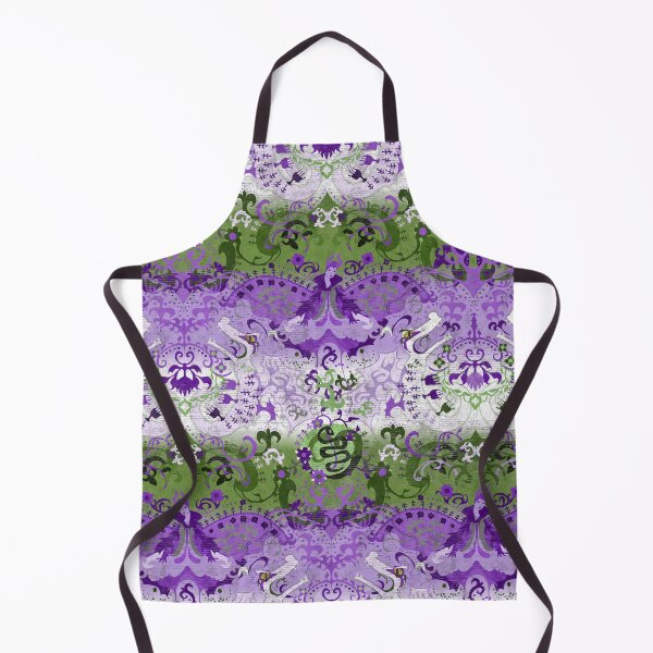 Item preview, Genderqueer Dragon Damask -- Genderqueer Pride Flag Colors designed and sold by ArgyleImp.