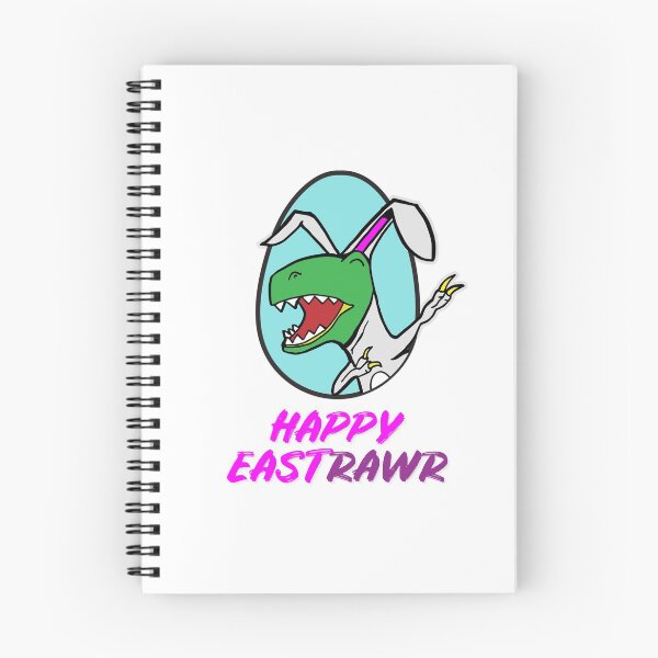 Item preview, Easter T Rex Dabbing Happy Eastrawr white bunny suit in an egg designed and sold by friendly-fox.