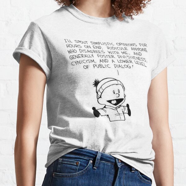 Calvin et Hobbes T-shirt classique