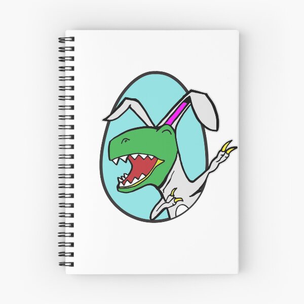 Item preview, Easter T Rex Dabbing Happy Eastrawr white bunny suit in an egg with no text designed and sold by friendly-fox.