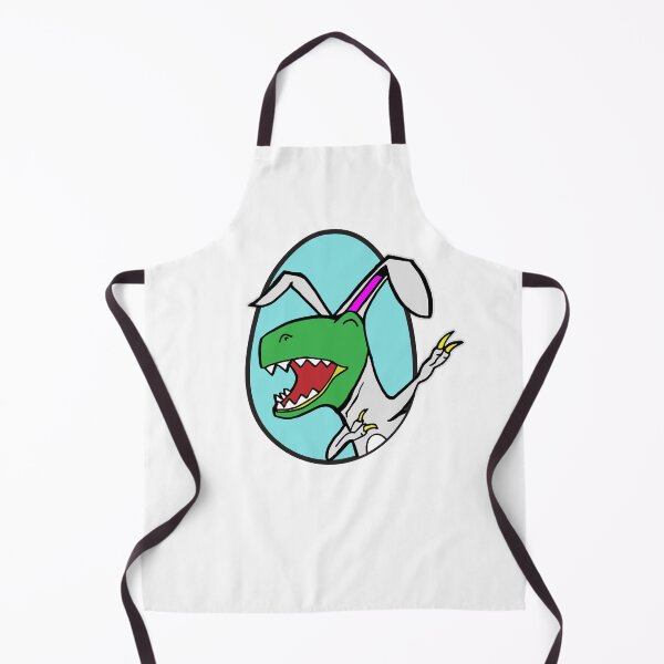 Item preview, Easter T Rex Dabbing Happy Eastrawr white bunny suit in an egg with no text designed and sold by friendly-fox.