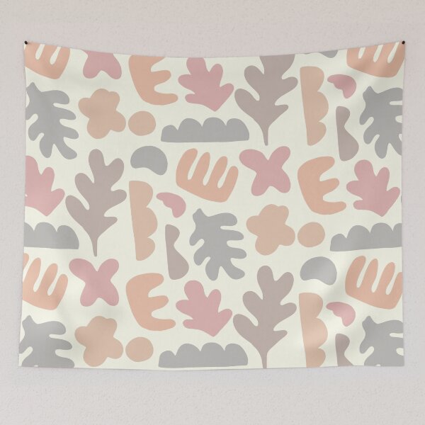 Item preview, Organic Shapes Abstract Pattern In Soft Colors designed and sold by ArunikaPrints.