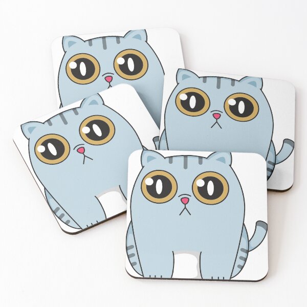 Item preview, Blue Cat Sticker designed and sold by CreativeSpace99.