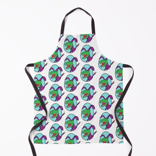 Item preview, Easter T Rex Dabbing Happy Eastrawr purple bunny suit repeating pattern designed and sold by friendly-fox.