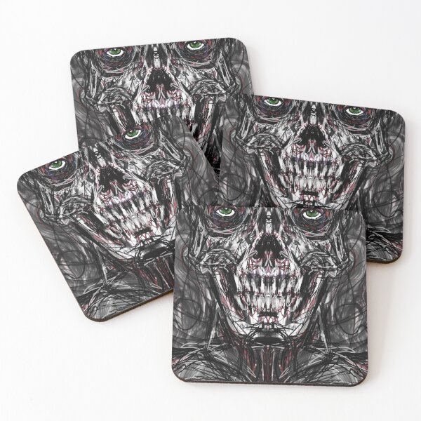 Artikelvorschau, Trippy Skull Art entworfen und verkauft von Merakihousecom1.