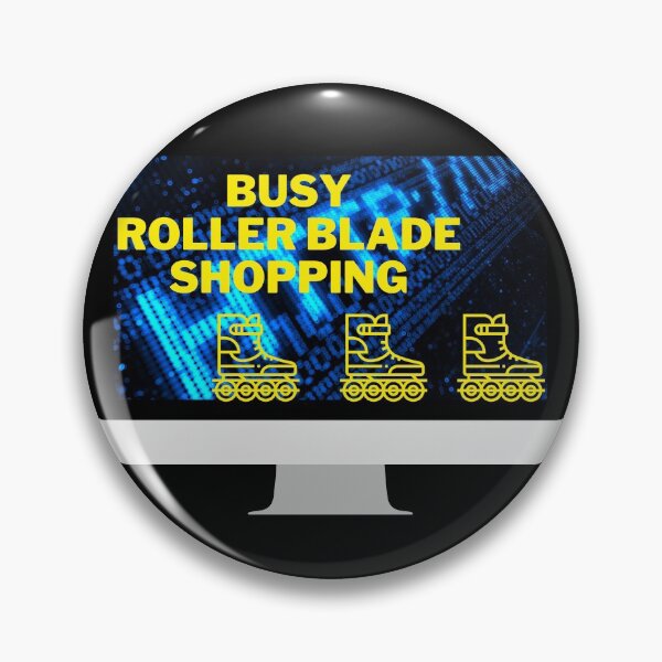 Item preview, Busy Roller Blade Shopping designed and sold by SkateGalaxy.