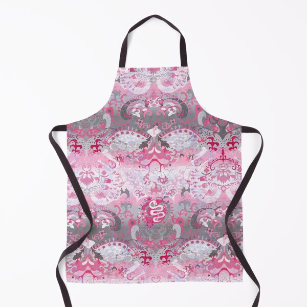 Item preview, Demigirl Dragon Damask -- Demigirl Pride Flag Colors designed and sold by ArgyleImp.