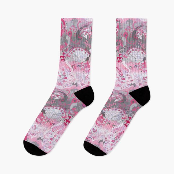 Item preview, Demigirl Dragon Damask -- Demigirl Pride Flag Colors designed and sold by ArgyleImp.