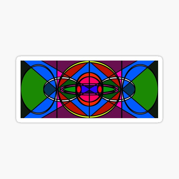 Just a fun retro mod design Sticker