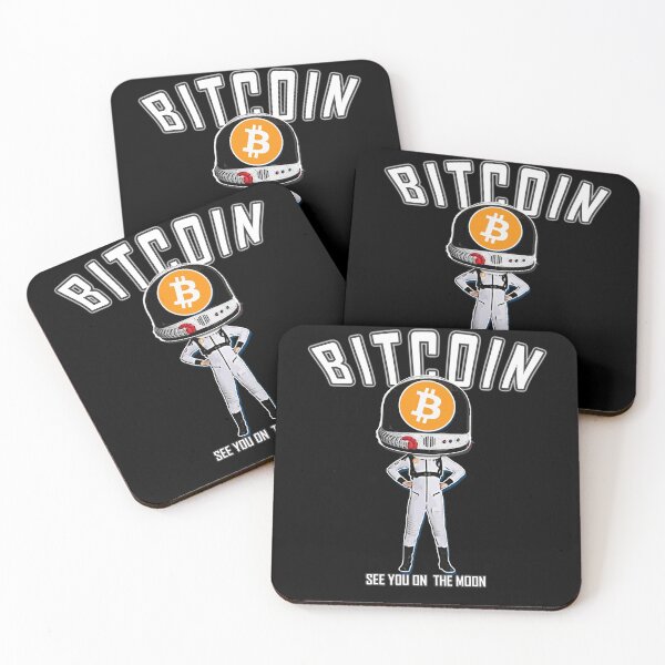 Item preview, Big Head Bitcoin BTC Moon Man Cryptocurrency See You On The Moon  designed and sold by Sujitra  Romyen.