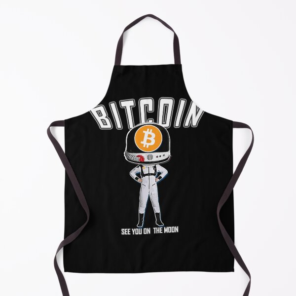 Item preview, Big Head Bitcoin BTC Moon Man Cryptocurrency See You On The Moon designed and sold by Sujitra Romyen.