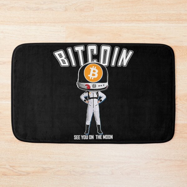 Item preview, Big Head Bitcoin BTC Moon Man Cryptocurrency See You On The Moon  designed and sold by Sujitra  Romyen.
