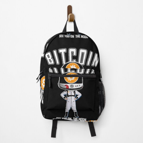 Item preview, Big Head Bitcoin BTC Moon Man Cryptocurrency See You On The Moon designed and sold by Sujitra Romyen.