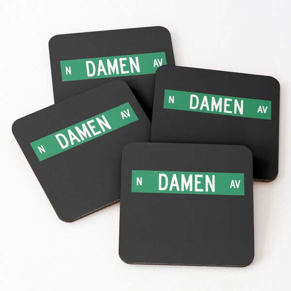 Item preview, Damen Ave - Chicago street sign designed and sold by Primotees.