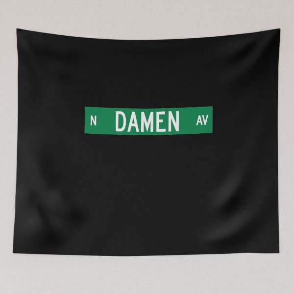 Item preview, Damen Ave - Chicago street sign designed and sold by Primotees.