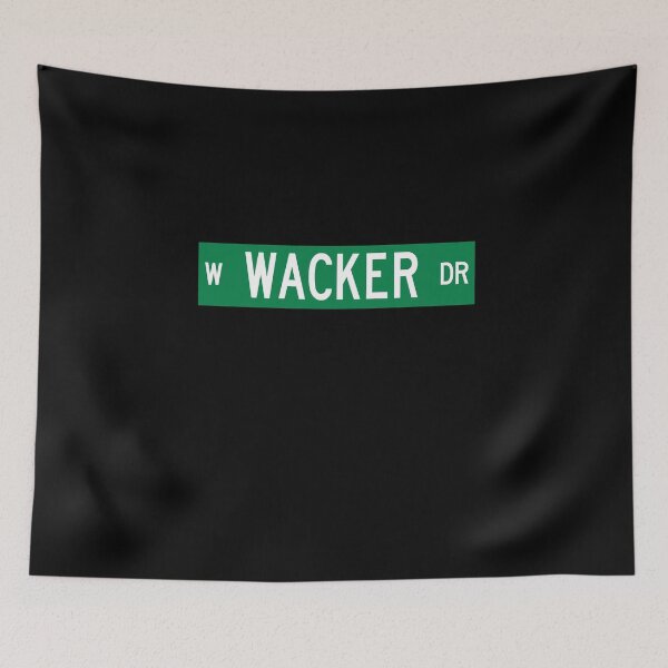 Item preview, W Wacker Dr - Chicago street sign designed and sold by Primotees.
