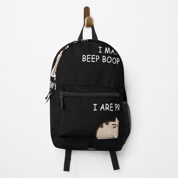 Item preview, I are programmer I make computer beep boop beep beep boop coder black shirt mug designed and sold by hoannguyen90.