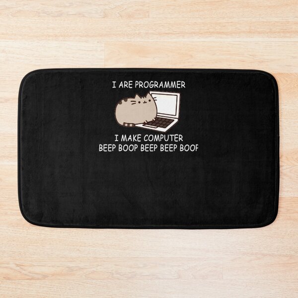 Item preview, I are programmer I make computer beep boop beep beep boop coder black shirt mug designed and sold by hoannguyen90.