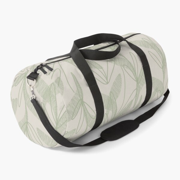 Item preview, Etched Leaves Floral Botanical Pattern in Sage Green and Beige designed and sold by kierkegaard.