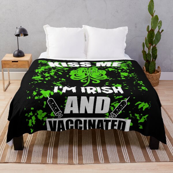 Item preview, Kiss Me I'm Vaccinated St Patrick's Day Gift designed and sold by ilias13.