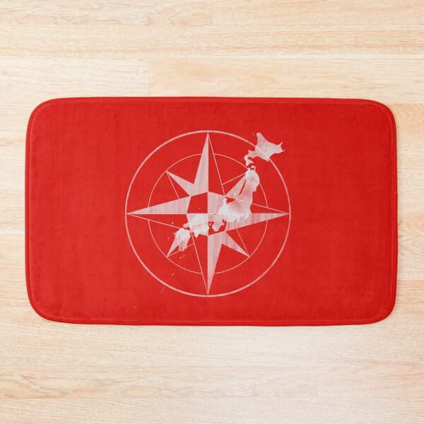Item preview, Japan Compass Map designed and sold by WearWolfStudios.