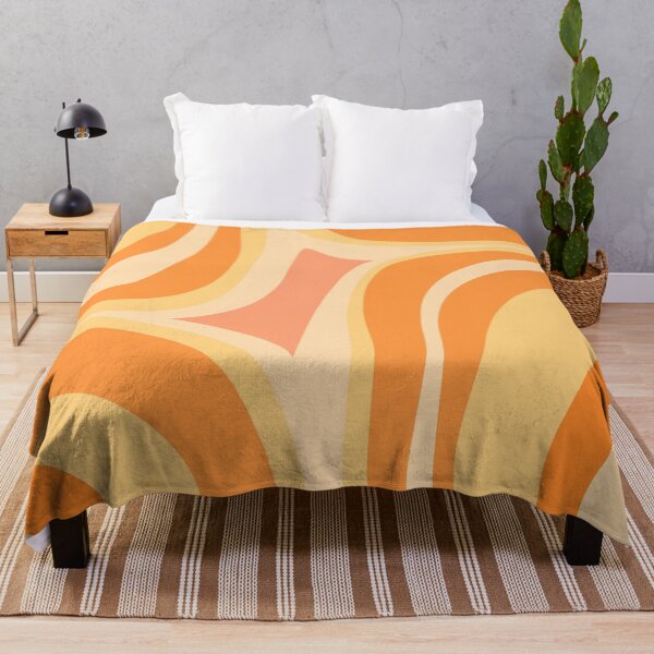Item preview, Orange Groove Retro Abstract Pattern designed and sold by kierkegaard.
