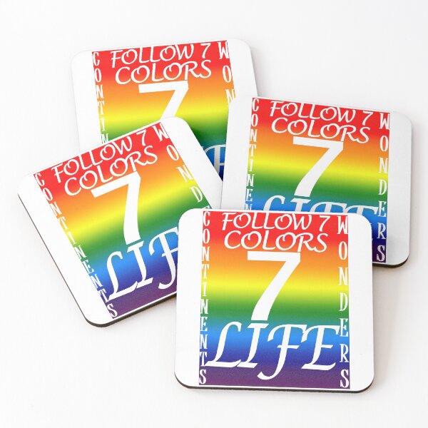 Item preview, Follow 7 color_white text designed and sold by SueSakpal.