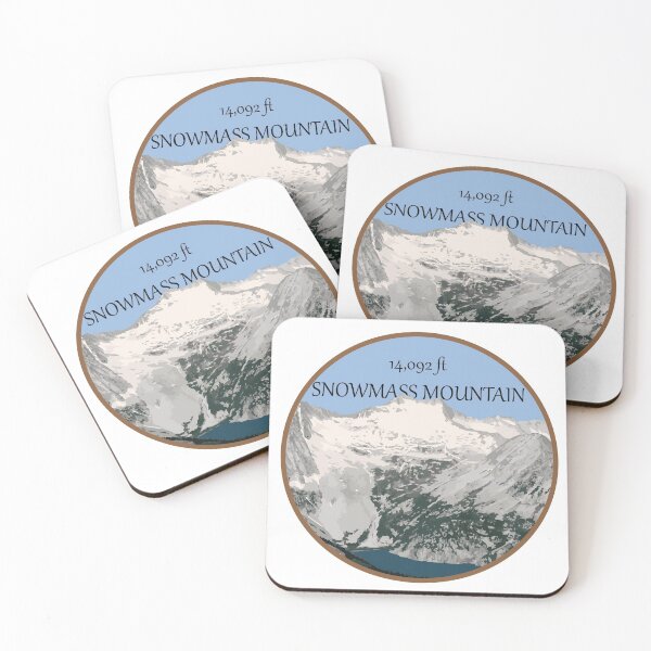 Item preview, Snowmass Mountain Illustration designed and sold by scrossdesigns.