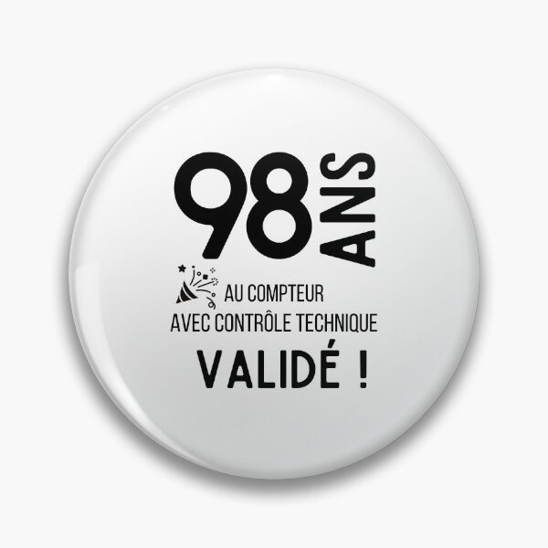Item preview, 98 years on the clock with validated technical control humor gift for birthday designed and sold by TeeJfm.