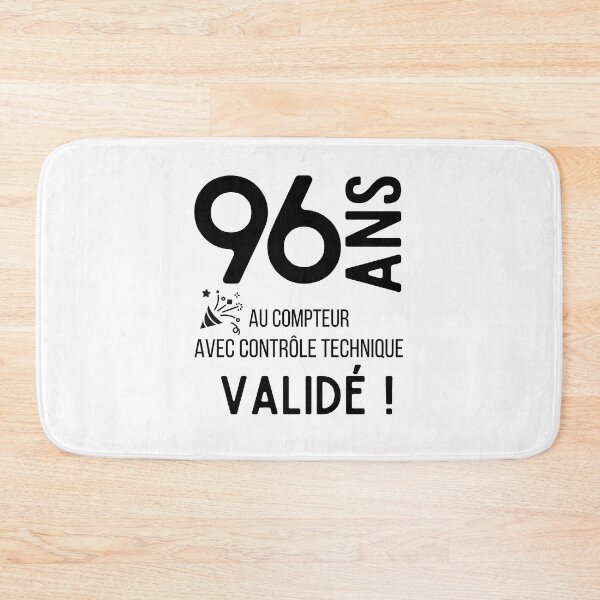 Item preview, 96 years old on the clock with validated technical control humor gift for birthday designed and sold by TeeJfm.