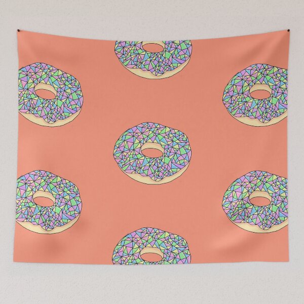 Aperçu de l'œuvre Donut glacé coloré créée et vendue par 9X FR.