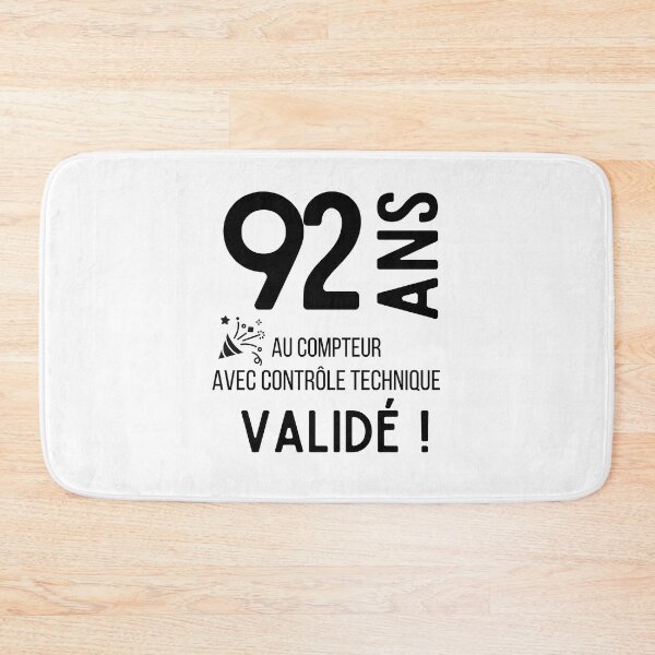 Item preview, 92 years on the clock with validated technical control humor gift for birthday designed and sold by TeeJfm.