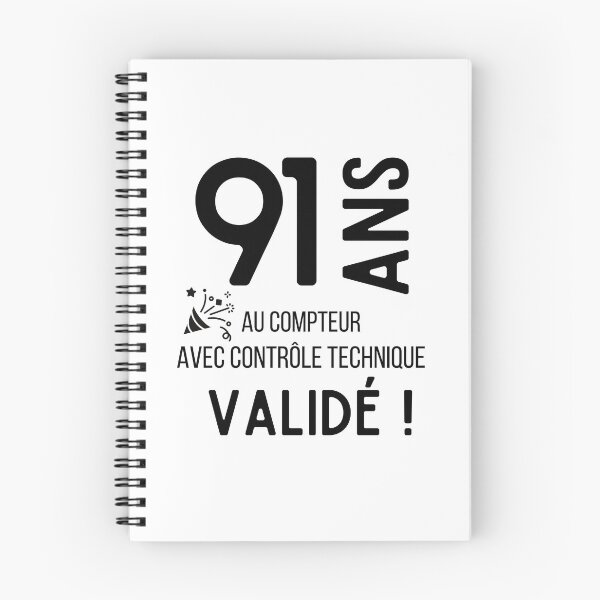 Item preview, 91 years old on the clock with validated technical control humor gift for birthday designed and sold by TeeJfm.
